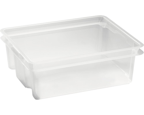 Crownest Opbergbox 17 liter transparant - VB 579094