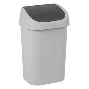 Mistral Swing Afvalbak 10 liter grijs - VB 772860