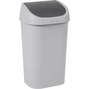 Afvalbak Mistral swing 50 liter grijs - VB 772969 - Afbeelding 2