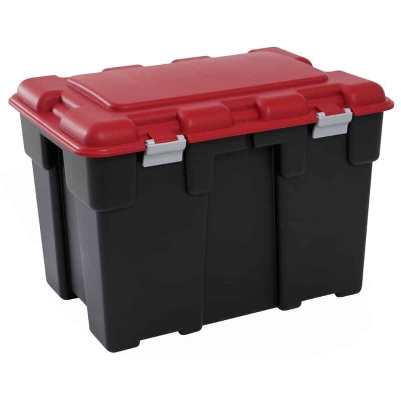 Opbergbox ‘Explorer’ zwart, rood - VB 005010