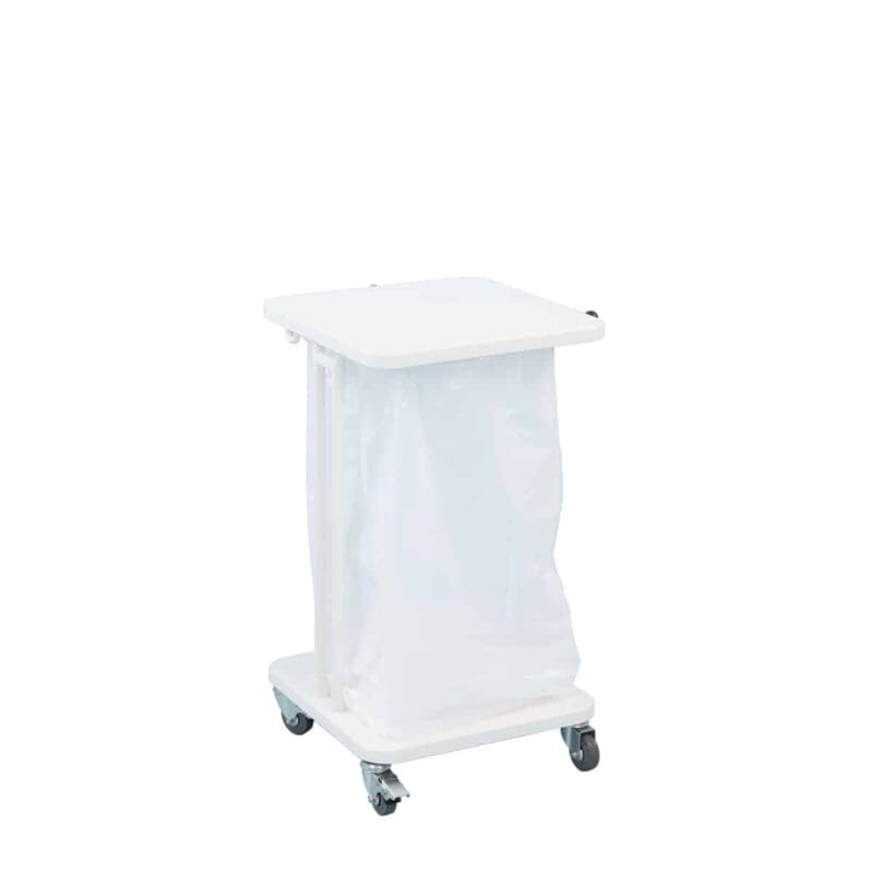 Afvalbak met deksel 40 liter wit - VB 144516 - Afbeelding 2