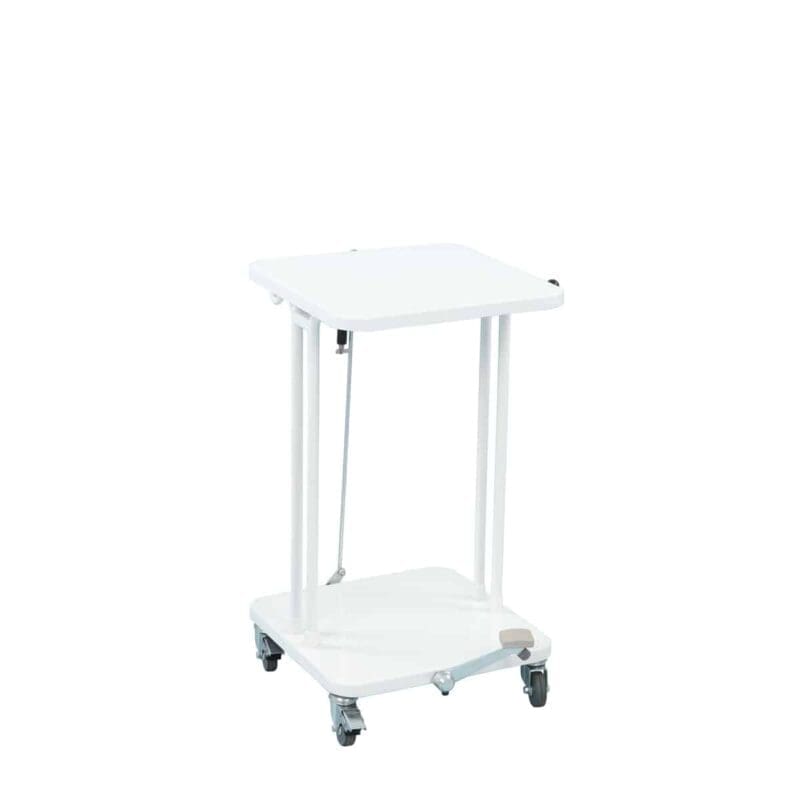 Afvalbak met deksel en voetpedaal 40 liter wit - VB 144950
