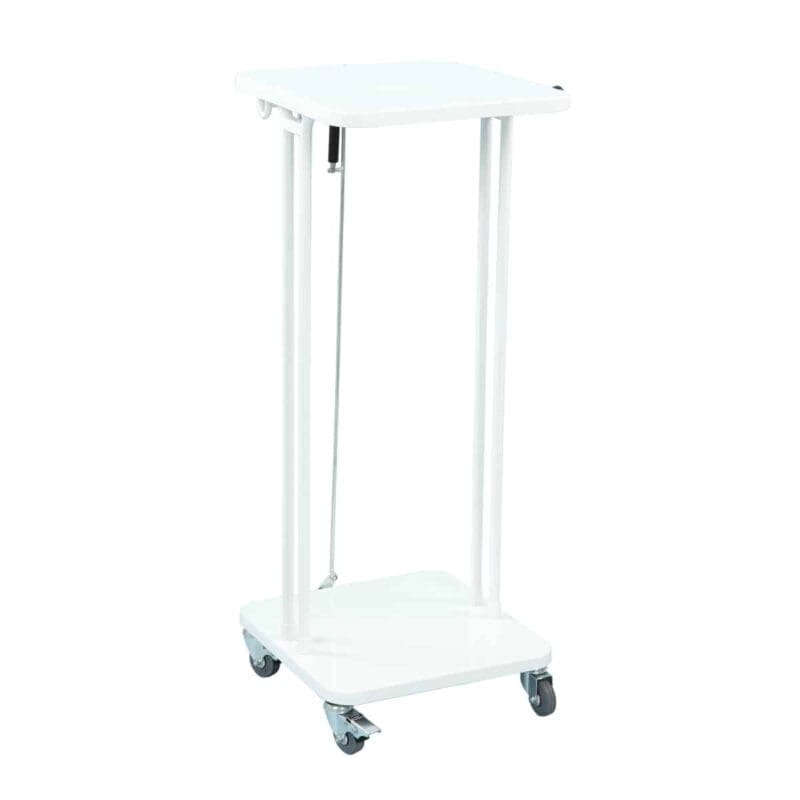 Afvalbak met deksel 60 liter wit - VB 145155