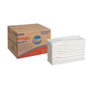 WypAll® doek X60 Hydroknit® 1-laags draagdoos wit 200st/ds - 6035