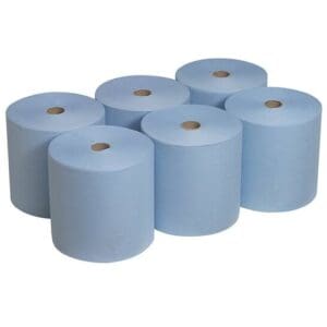 Scott® handdoekrol Airflex® 1-laags blauw 304mtr/20cm -  6668 - Afbeelding 2