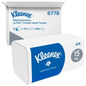 Kleenex® handdoek Ultra Airflex® I-vouw 2-laags wit 1.860st/doos - 6778