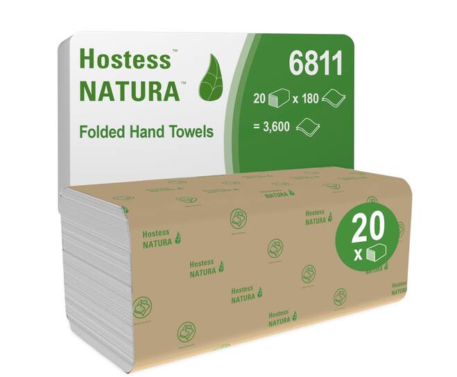 Scott® handdoek Natura I-vouw 2-lgs wit 3.600st/doos - 6811