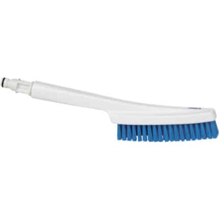 Handborstel met watertoevoer met blauwe harde vezels en Gardena koppeling - 70563