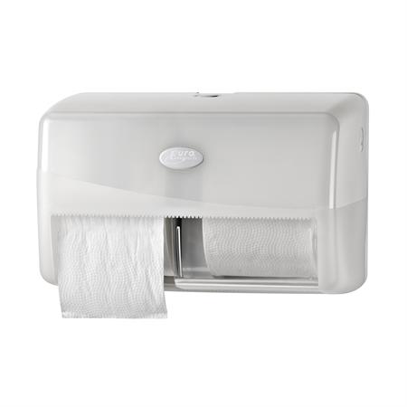 Pearl White duo toiletrolhouder voor traditionele rollen - 431002