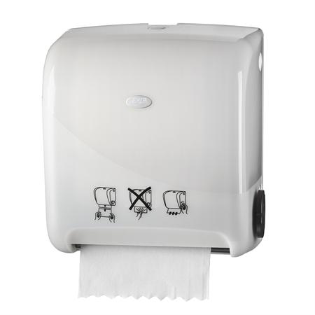 Pearl White Handdoekautomaat Autocut Euro Matic - 431106