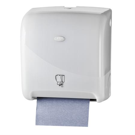 Pearl White Handdoekautomaat Tear & Go Euro Motion - 431108