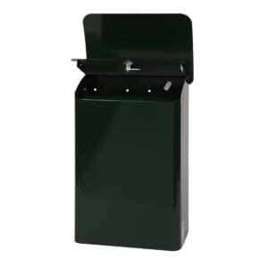 Wandbrievenbus groen - VB 444070 - Afbeelding 3