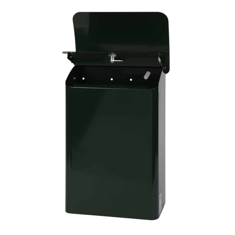Wandbrievenbus groen - VB 444070 - Afbeelding 3