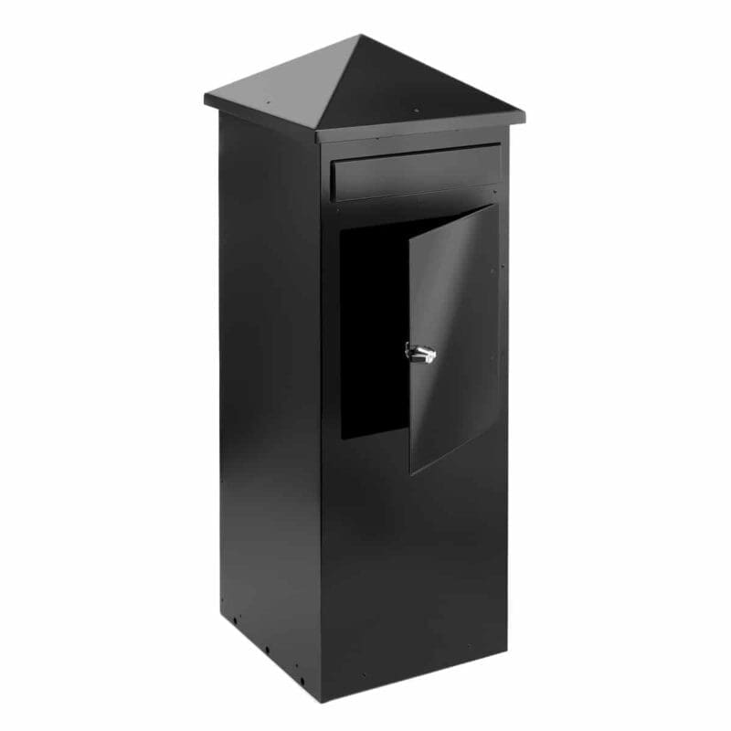 Staande vierkante brievenbus zwart - VB 441010 - Afbeelding 5