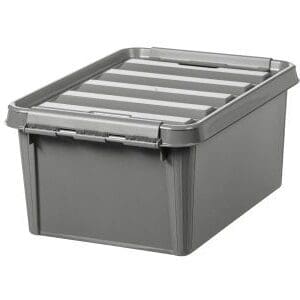 SmartStore Recycled 10 Opbergbox 8 liter grijs - OR 085282