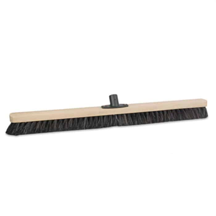 Zaalveger hout gemengd haar met steelbevestiging 100cm - 10120347