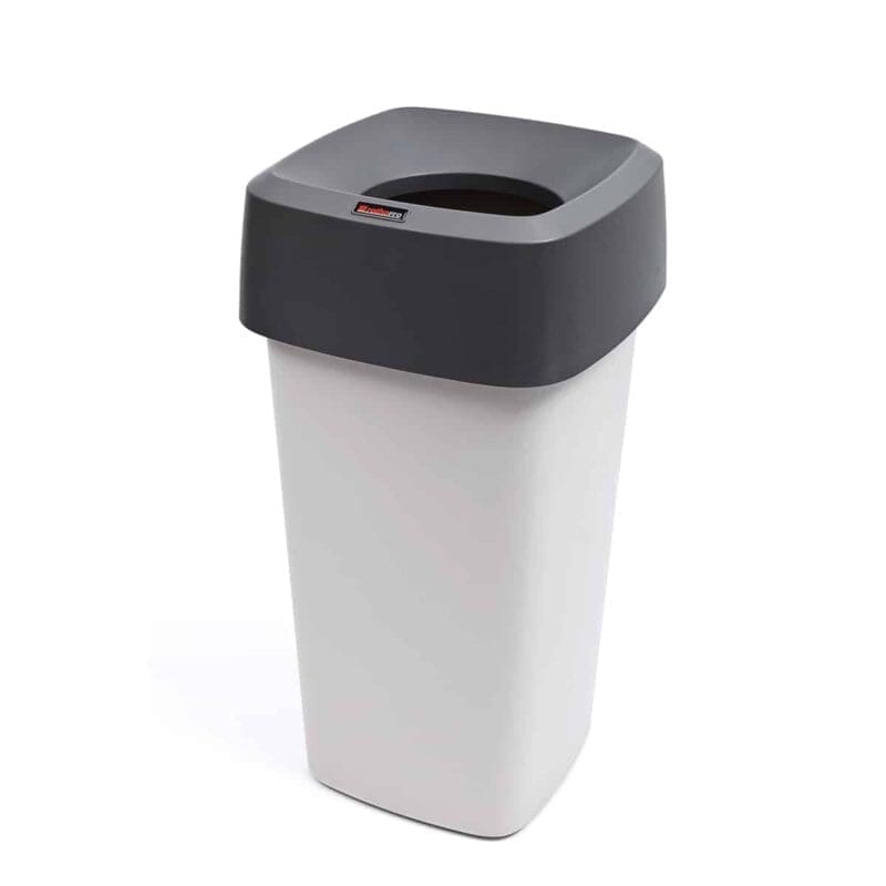 Afvalbak Modo vierkant 60 liter grijs - VB 157881