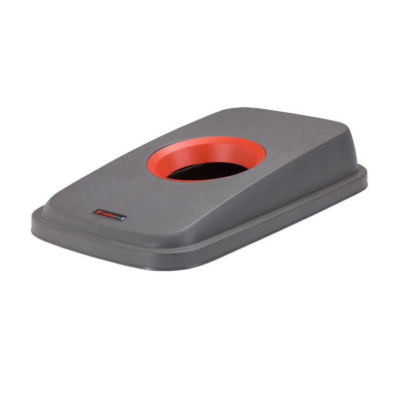 Selecto Basic deksel blik grijs, rood - VB 157928