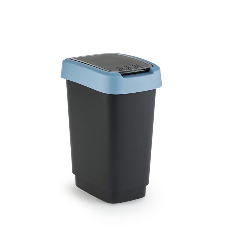 Afvalbak Twist 10 liter Horizon blauw - VB 246639