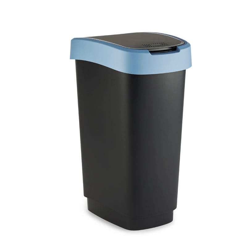 Afvalbak Twist 50 liter Horizon blauw - VB 246691