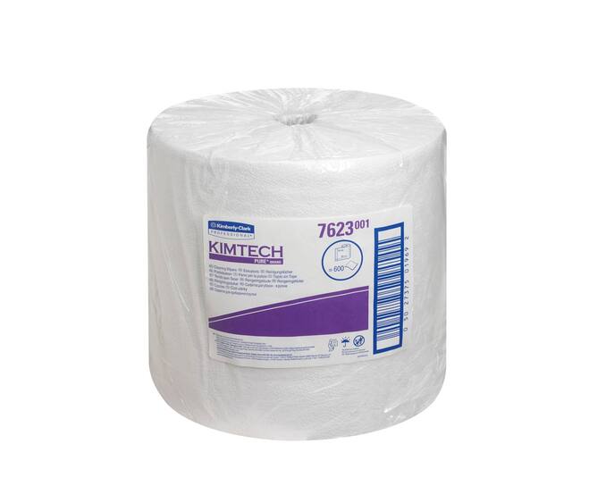 Kimtech Pure® poetsdoek 1-laags wit 600doek/rol - 7623