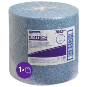 Kimtech® poetsdoek blauw 38x34cm 500doek/rol - 7643