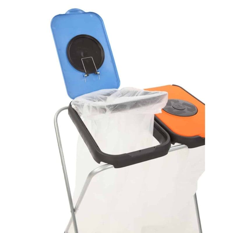 Afvalzakhouder EKOthinks 2 blauw, oranje - VB 211302 - Afbeelding 4