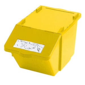 Recyclingbox geel - VB 206800 - Afbeelding 4