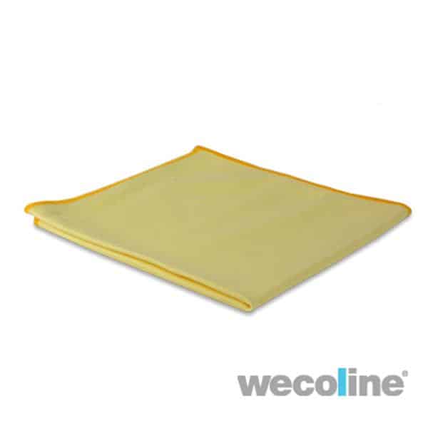 Wecoline Microvezel reinigingsdoek gebreid Geel - 3010101