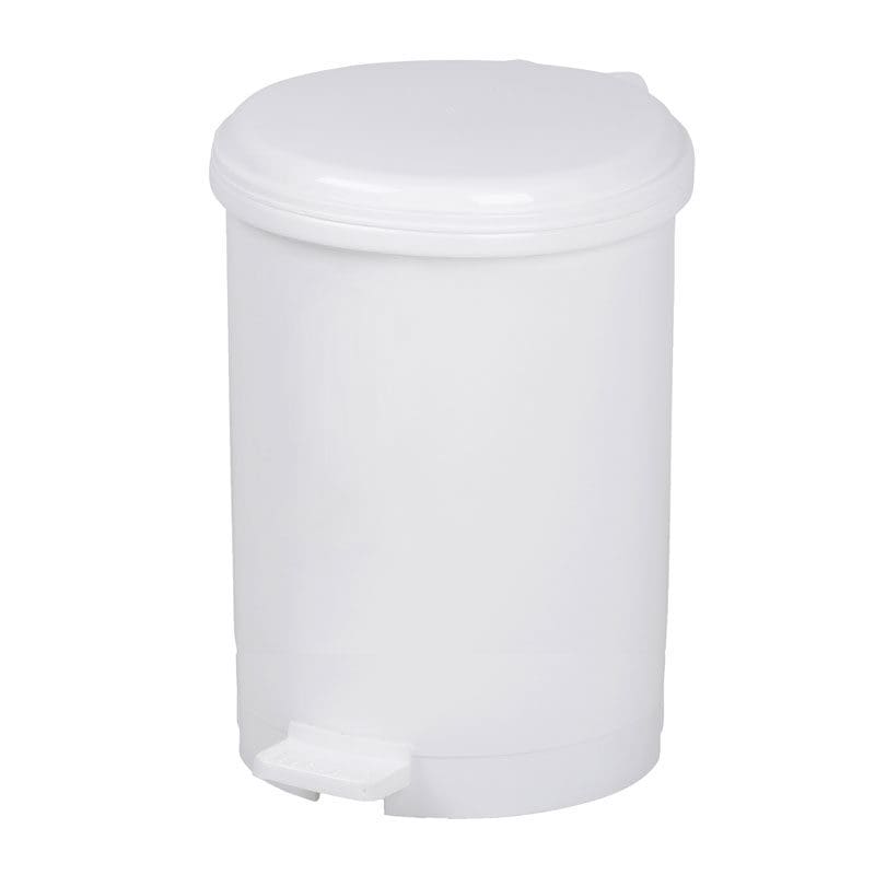 Pedaalemmer kunststof 40 liter wit - VB 001824
