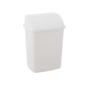 Afvalbak met Swing deksel 15 liter wit - VB 200841 - Afbeelding 3