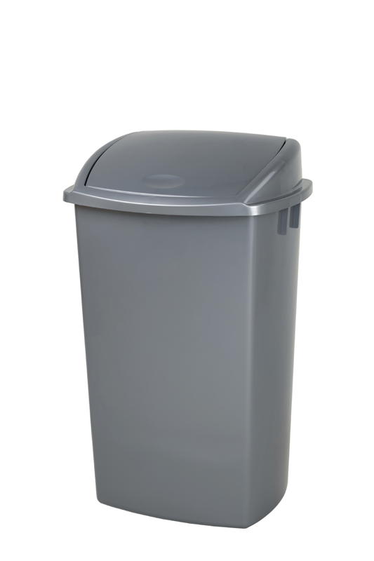 Afvalbak Swing 50 liter grijs - VB 009318