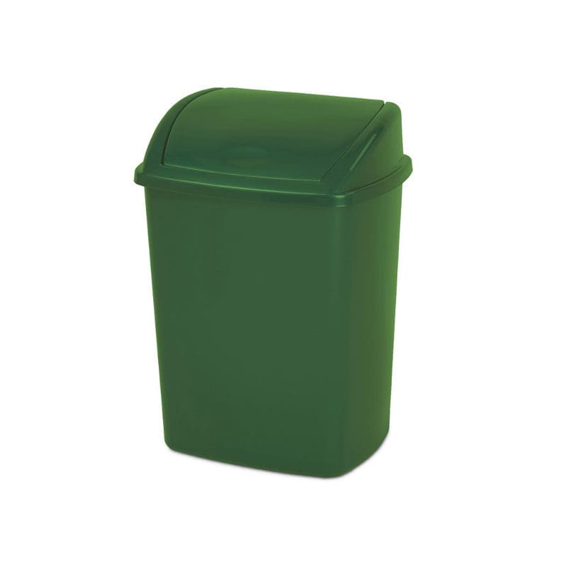 Afvalbak met Swing deksel 15 liter groen - VB 028418