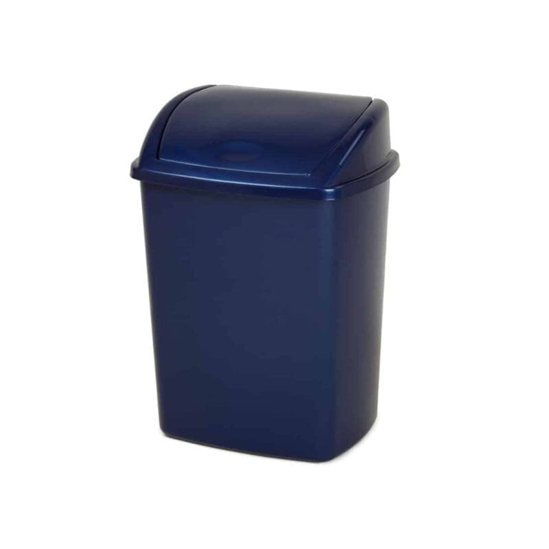 Afvalbak met Swing deksel 26 liter blauw - VB 028425