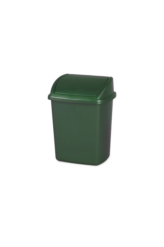 Afvalbak met Swing deksel 8 liter groen - VB 038400