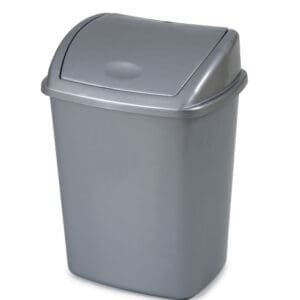 Afvalbak met Swing deksel 26 liter grijs - VB 068421