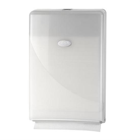 Pearl White handdoekdispenser voor Minifold handdoek - 431103