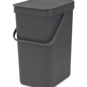 Afvalemmer Sort & Go 12 liter grijs - VB 109805