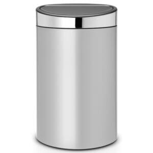 Touch Bin 40 liter metallic grijs - VB 114861