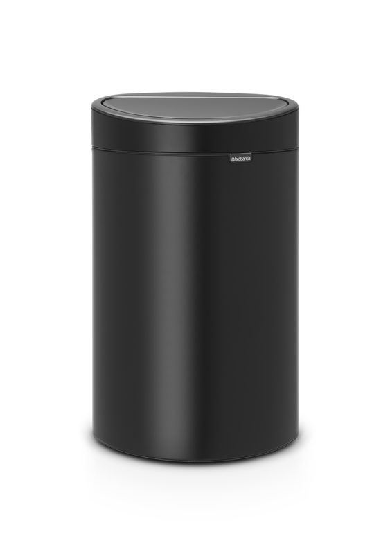 Touch Bin New 40 liter mat zwart - VB 114946