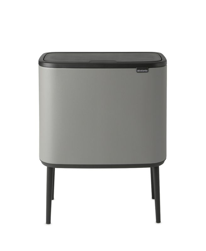 Brabantia Bo Touch Bin 3x11 ltr Mineral Concrete Grey- VB 127229