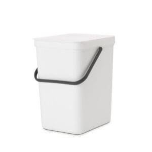Afvalemmer Sort & Go 25 liter wit - VB 129926 - Afbeelding 2