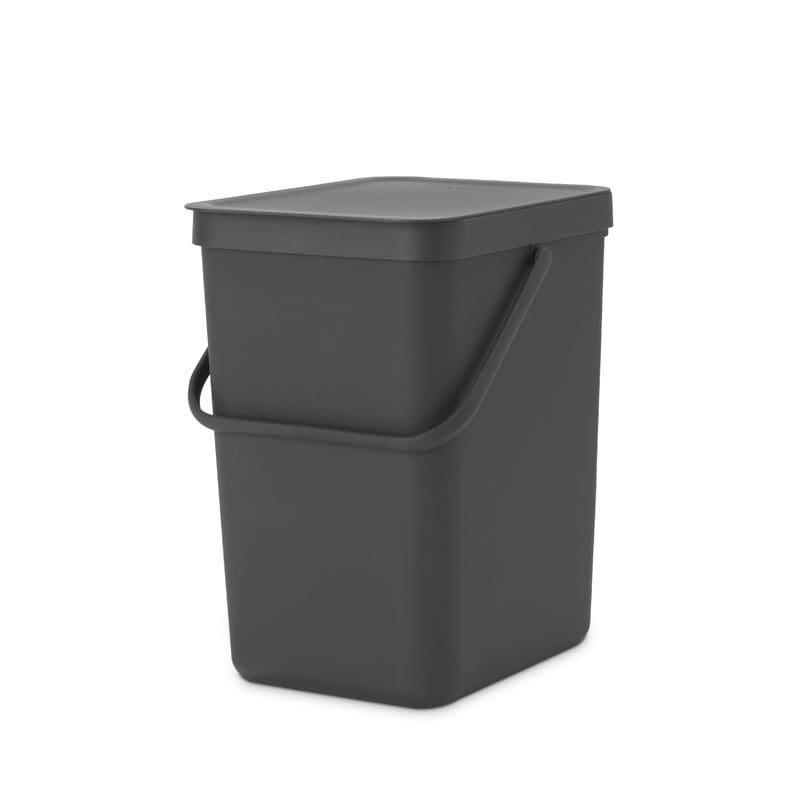 Afvalemmer Sort & Go 25 liter grijs - VB 129940