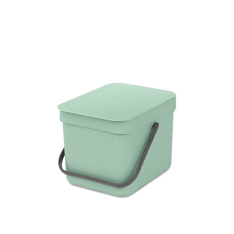 Afvalemmer Sort & Go 6 liter jade - VB 211768