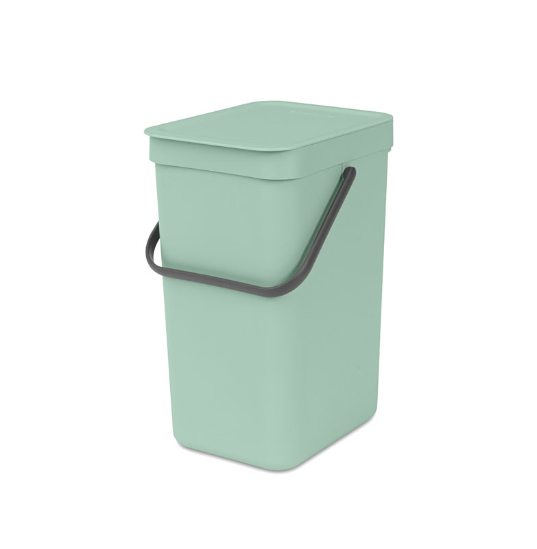 Afvalemmer Sort & Go 12 liter jade - VB 211829