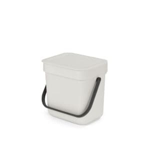 Afvalemmer Sort & Go 3 liter lichtgrijs - VB 213229
