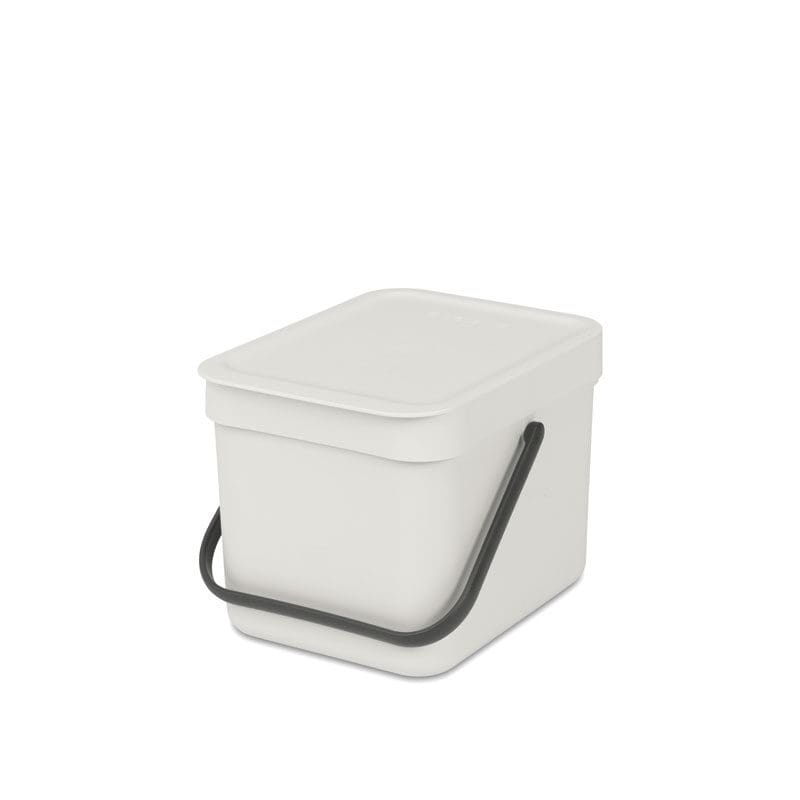 Afvalemmer Sort & Go 6 liter lichtgrijs - VB 213267