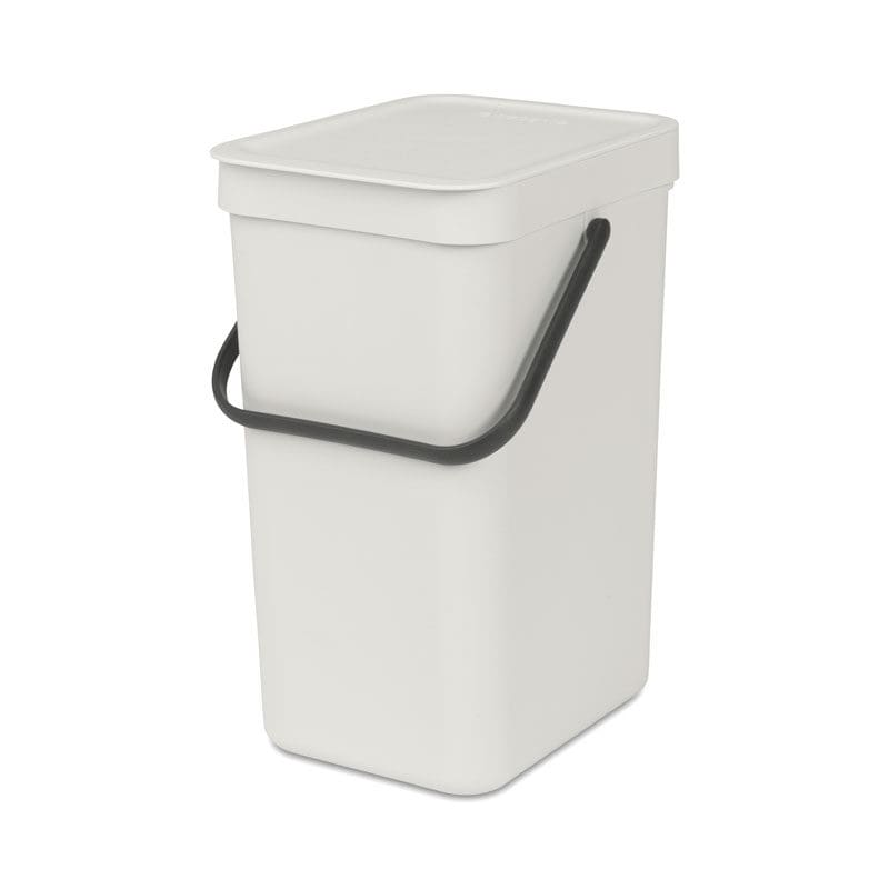 Afvalemmer Sort & Go 12 liter lichtgrijs - VB 213281