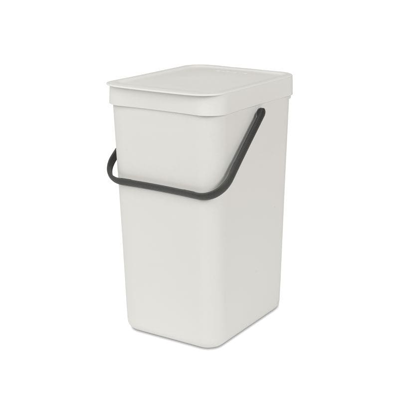Afvalemmer Sort & Go 16 liter lichtgrijs - VB 213465
