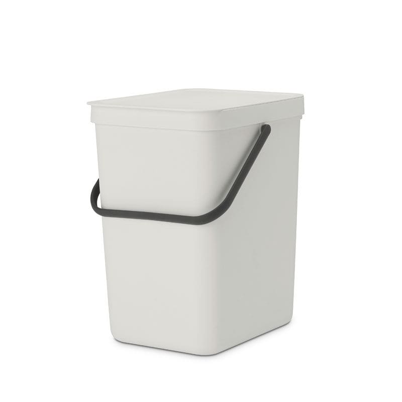 Afvalemmer Sort & Go 25 liter lichtgrijs - VB 214400